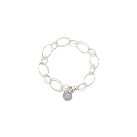 NATURALI JEWELRY SILVER 트위스트 체인 팔찌