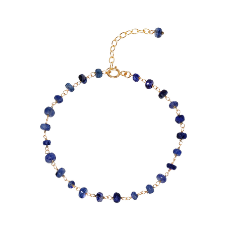 NATURALI JEWELRY サファイアメガネ留めブレスレット