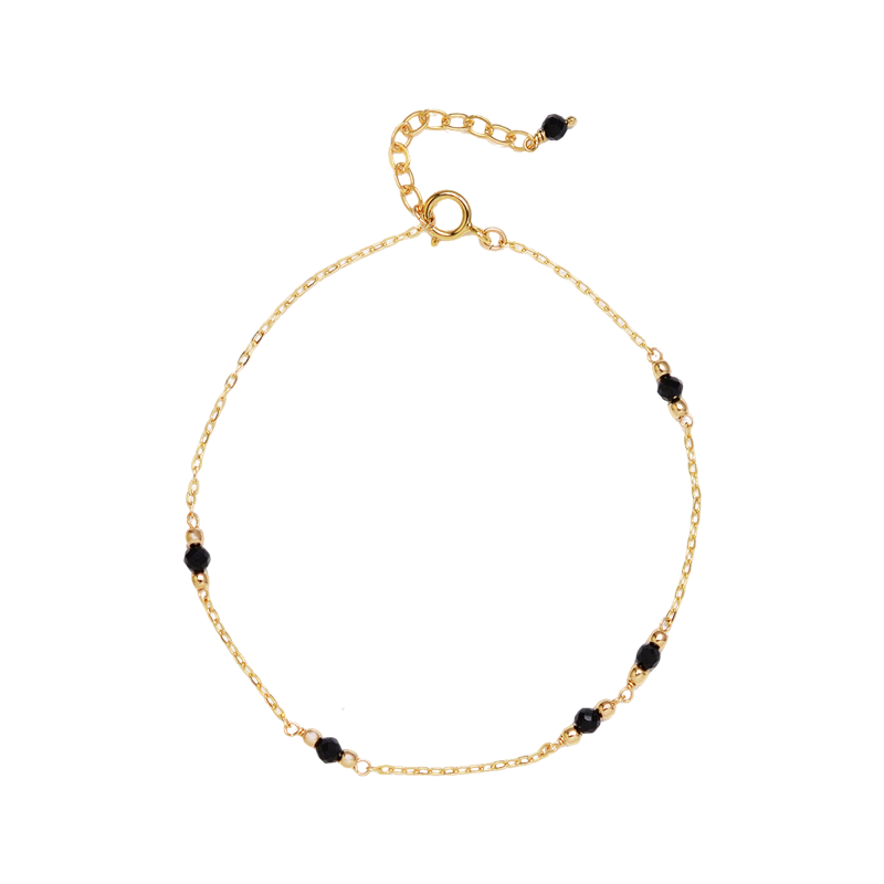 NATURALI JEWELRY 천연석 컬러 팔찌(블랙)