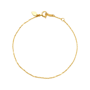 NATURALI JEWELRY K18 스크류 체인 팔찌