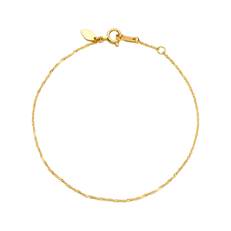 NATURALI JEWELRY K18 스크류 체인 팔찌