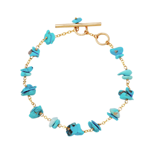 NATURALI JEWELRY 페블터 코이즈 스테이션 팔찌