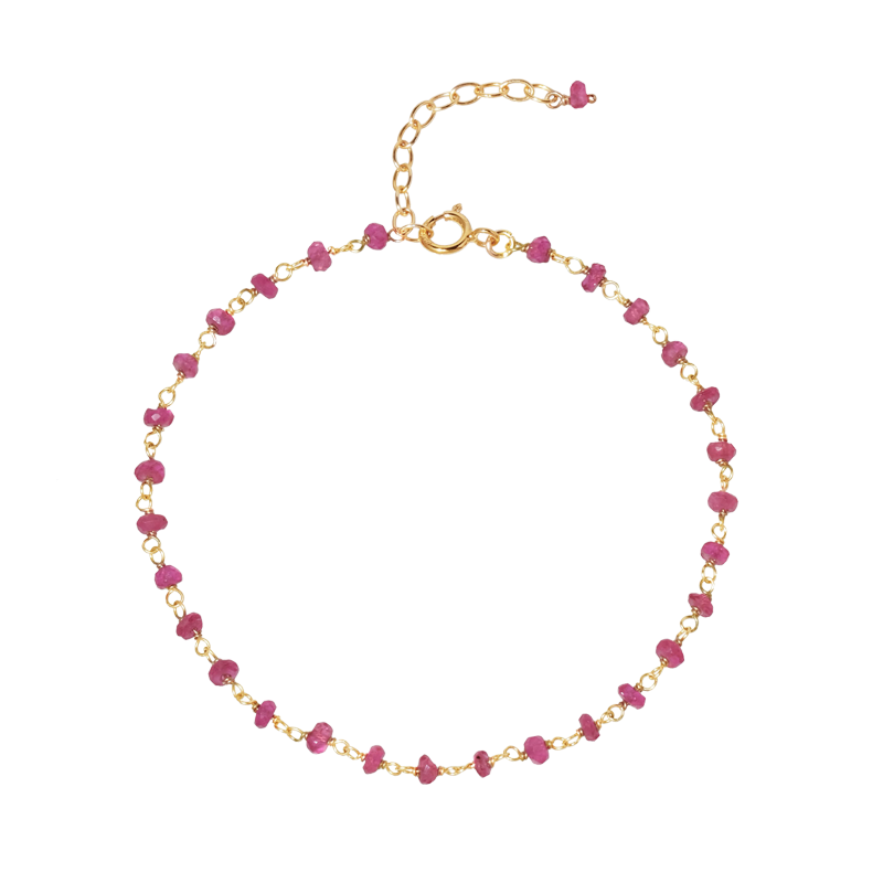 NATURALI JEWELRY 루비 안경 고정 팔찌