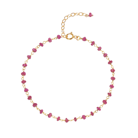 NATURALI JEWELRY 루비 안경 고정 팔찌