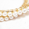 NATURALI JEWELRY 진주 감기 후프 귀걸이 M