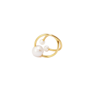 NATURALI JEWELRY ムーンイヤーカフ（パール）