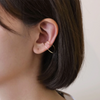 NATURALI JEWELRY 크로스 후프 이어 커프
