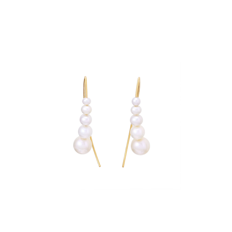 NATURALI JEWELRY 진주 크레센도 피어싱