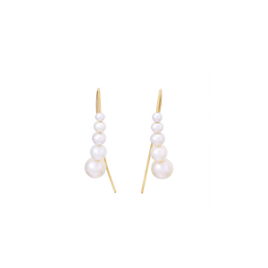 NATURALI JEWELRY パールクレッシェンドピアス