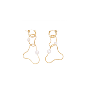 NATURALI JEWELRY イレギュラーウェーブピアス