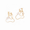 NATURALI JEWELRY 불규칙한 Wave 피어싱