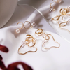 NATURALI JEWELRY 불규칙한 Wave 피어싱
