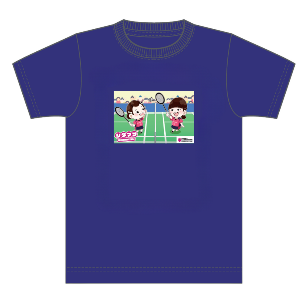 シダマツペア 似顔絵Tシャツ 2025ver. ｜ ドコデモ