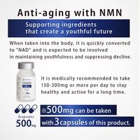 [Set of 3] NMN15000 + Coenzyme Q10 90 tablets