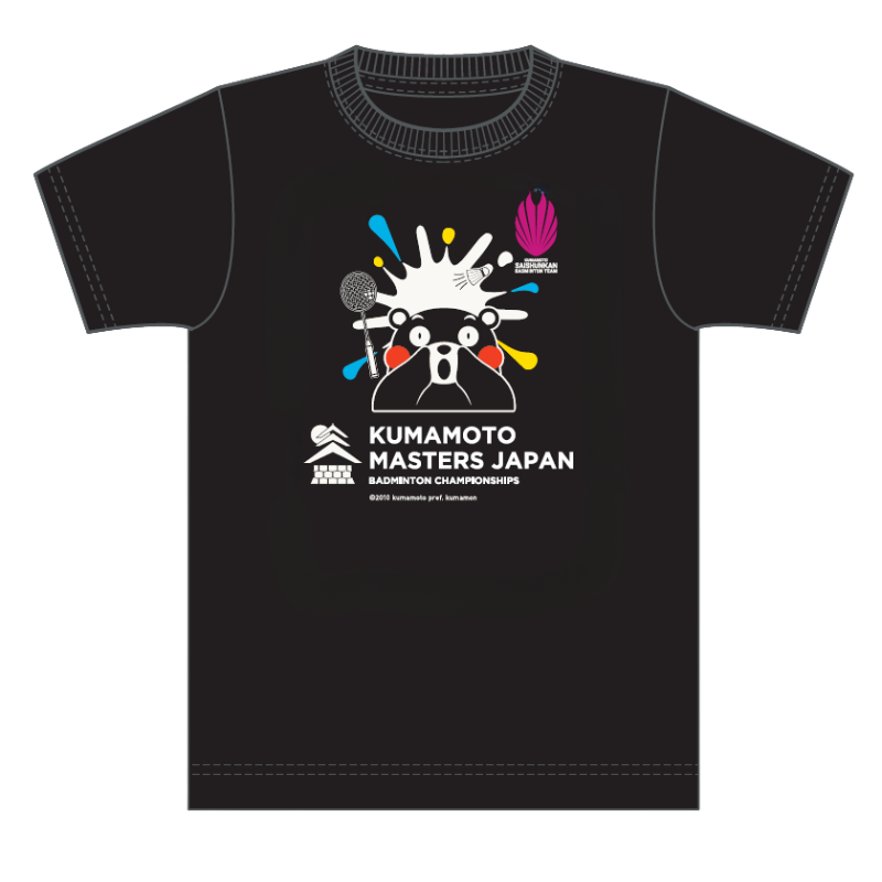 熊本マスターズジャパン2025 スプラッシュTシャツ くまモンver