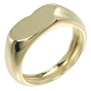 Tiffany & Co. Full Heart Ring, size 6, 18k yellow gold, approximately 3.86g, Women's [Pre-owned]