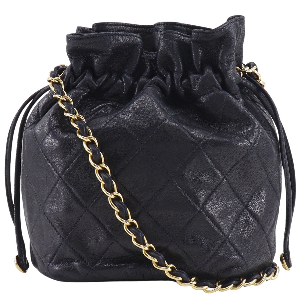 シャネル CHANEL 巾着チェーンショルダー ショルダーバッグ マトラッセ