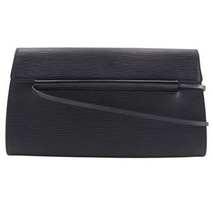 Pre-owned LOUIS VUITTON Dinar Shoulder Bag M52022, Epi Leather Noir, Made in France, 2002, Black, FL1002, Magnetic Strap, Women's.