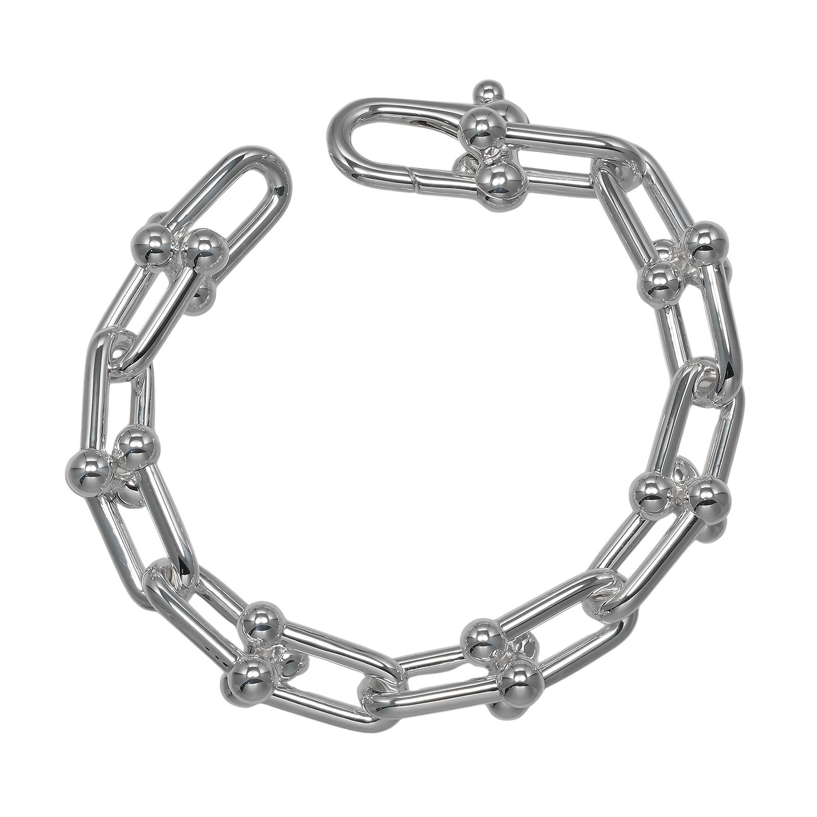 Tiffany & Co. Hardware Large Link Bracelet, approximately 16cm
