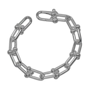 Tiffany & Co. Hardware Large Link Bracelet, approximately 16cm wrist circumference, 925 silver, approximately 60.2g, women's [pre-owned]