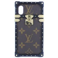 LOUIS VUITTON iPhone 케이스 X/XS 스마트폰 케이스 아이 트렁크 M62618 모노그램 캔버스 iPhone case X / XS 유니섹스【중고】