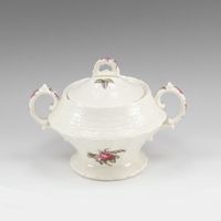 二手 Spode Billingsley 玫瑰糖罐，瓷器，英國製造。