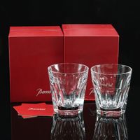 BaccaratHARCOURT 玻璃杯 x 2 (中) 9.5 (厘米) 水晶, 法國製造, HAR COURT [二手]