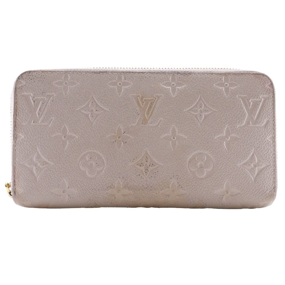 二手LOUIS VUITTON Zippy 錢包M69034 Monogram Empreinte Tourterelle 長錢包，法國製造，2016  年，灰色，TN2196，女士。 | 日本二手精品｜ 多和夢