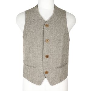 Giorgio Armani ARMANI Vest 44526 Wool and Nylon Beige Men's [Unused]