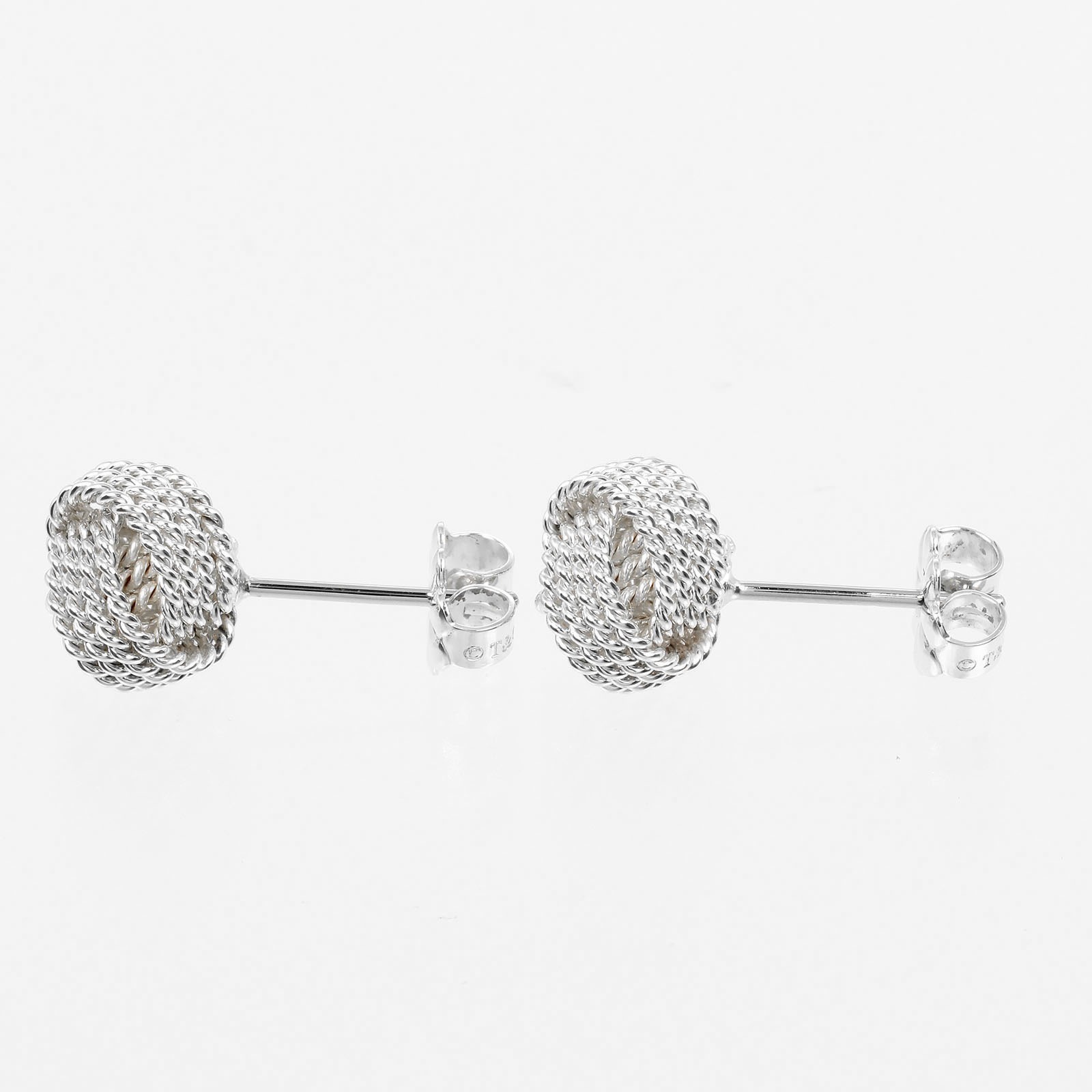 ティファニー TIFFANY&Co. メッシュ ノット ピアス シルバー925