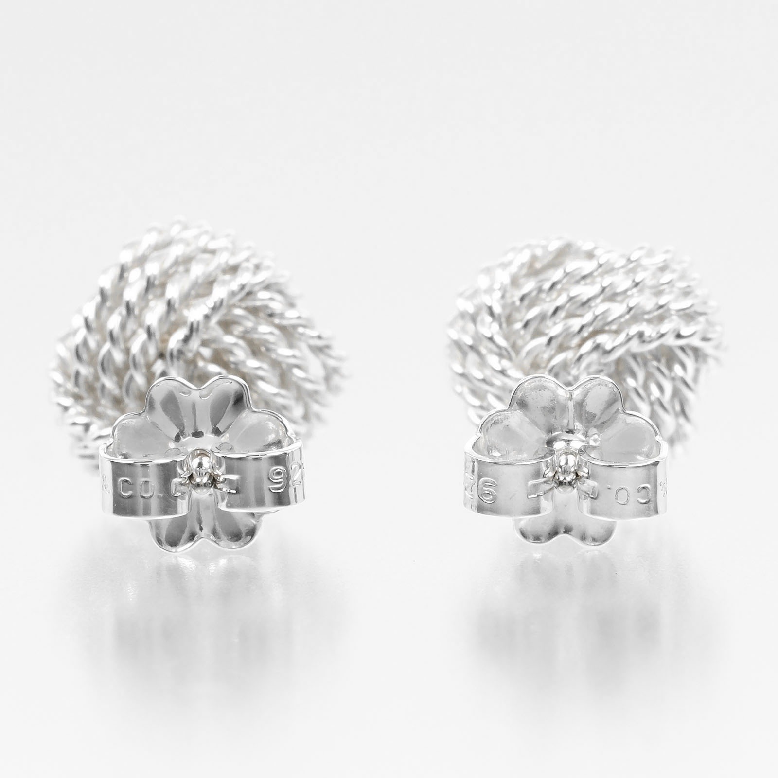 ティファニー TIFFANY&Co. メッシュ ノット ピアス シルバー925