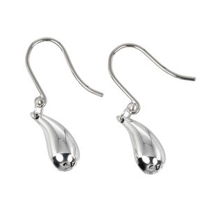 Tiffany & Co. Teardrop Earrings, 925 Sterling Silver, Approx. 3.6g, Women's [Pre-owned]