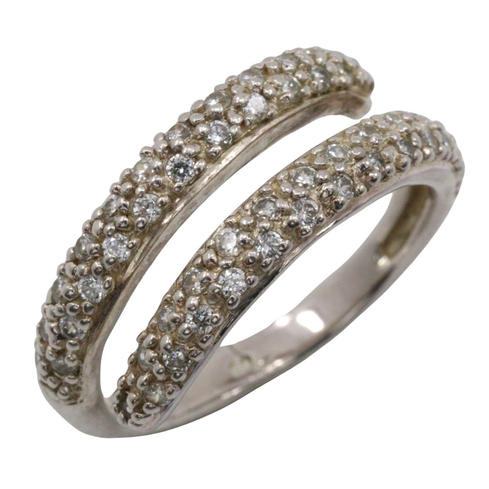 Folli Follie size 11 ring, sterling silver, approximately 3.3g, women's ...