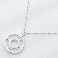 Pre-owned Tiffany & Co. Open Atlas Necklace, 925 Sterling Silver, approximately 3.9 grams, Women's.