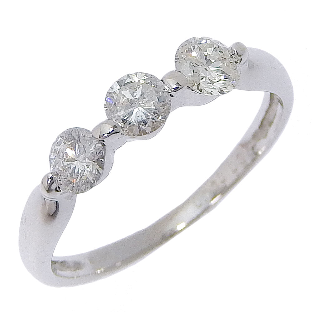 ダイヤ リング ダイヤモンド K18WG ホワイトゴールド 花 フラワー 指輪 ダイヤモンド リング k18 ホワイトゴールド 0.17ct 指輪 フラワー