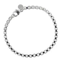 Tiffany & Co. Venetian Bracelet, 925 Sterling Silver, approximately 15.2 grams, Women's [Pre-owned]