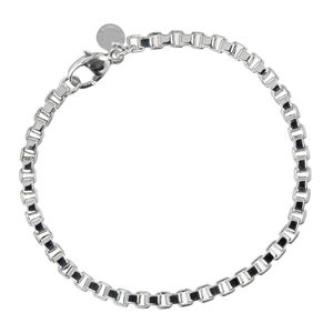 Tiffany & Co. Venetian Bracelet, 925 Sterling Silver, Approx. 15.2g, Women's [Pre-owned]