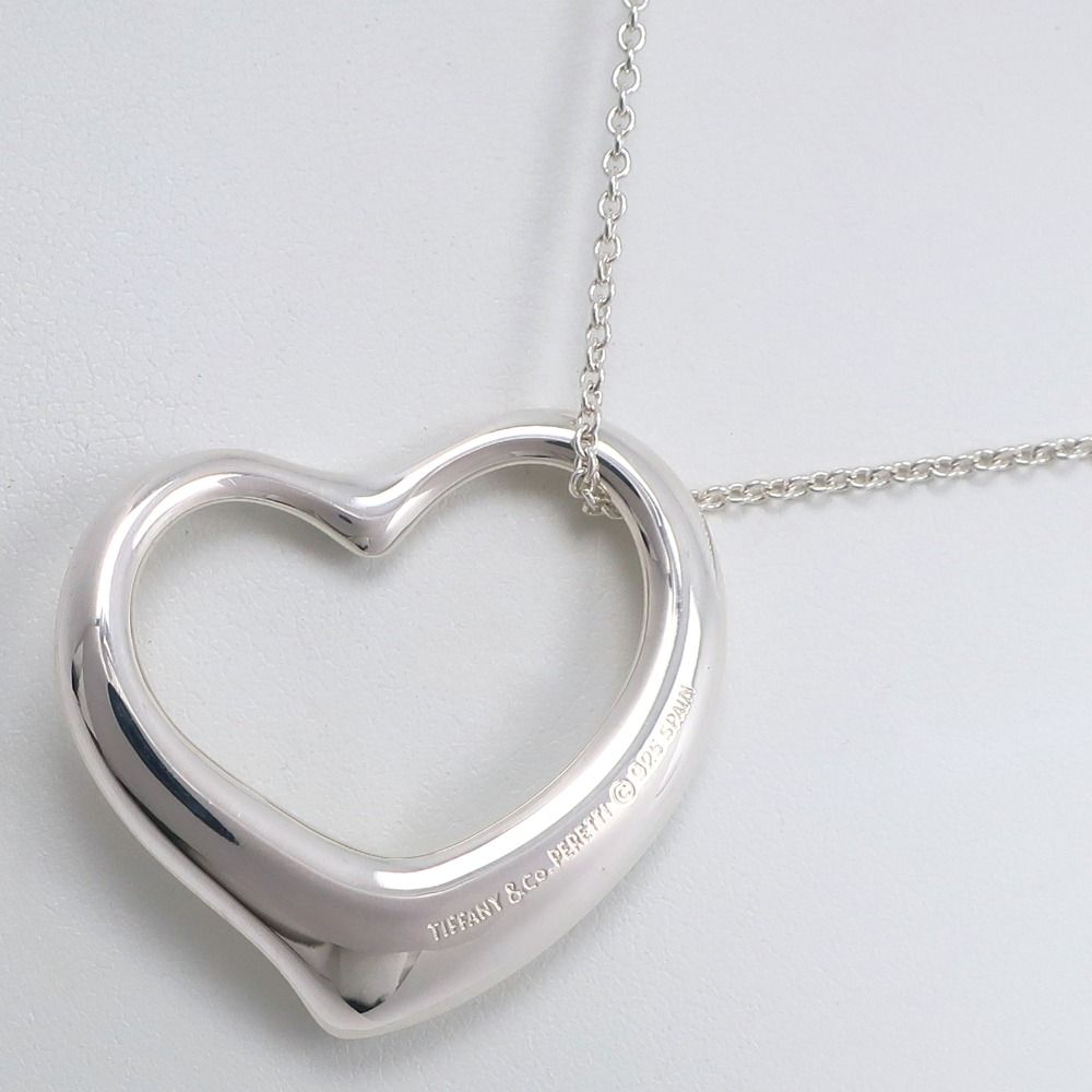 Full Heart Tiffany Co 925 Silver Heart Necklace Full Heart Tiffany