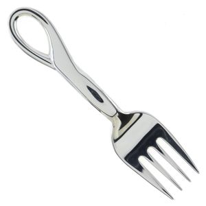 Tiffany & Co. Padova Cutlery 嬰兒叉,Elsa Peretti 設計,925 純銀,義大利製造,二手