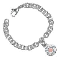 Pre-owned Tiffany 1837 Circle Tag Bracelet, approximately 17.5 cm wrist circumference, 925 Silver, approximately 28.2 grams. Women's.