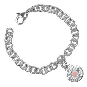 Pre-owned Tiffany & Co. 1837 Round Tag Bracelet, approximately 17.5cm wrist circumference, 925 silver, approximately 28.2g. Women's.