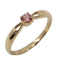 VENDOME AOYAMA Ring Size 11, 18K Yellow Gold, Approx. 1.9g, for Women, Secondhand