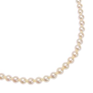 타사키 TASAKI 펄 롱 목걸이 6.0~6.4 mm 실버×아코야 진주 약 49.6 g Pearl long 여성【중고】