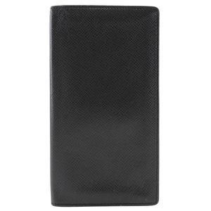 Pre-owned LOUIS VUITTON Porte Cartes Credit wallet M31002, Taiga Ardoise, Made in France, 2005, CT0075, Open, Men's.