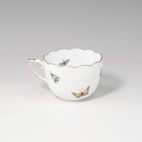 ヘレンド HEREND ロスチャイルドバード 食器 カップ＆ソーサー 711/RO 磁器 ハンガリー製 rothschild bird _【中古】