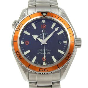 二手OMEGA海馬海洋宇宙腕錶，2500 型機芯，2208.50，不鏽鋼，自動，模擬顯示，黑色錶盤，男士。