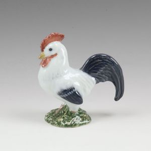 ロイヤルコペンハーゲン Royal Copenhagen 2017年 干支 鶏 置物 オブジェ 置物 2017 Chinese zodiac chicken _【中古】