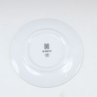 Hermès Ash Deco H Deco 餐具,2 x 14 厘米Plate,Ash Deco H Deco(未使用)