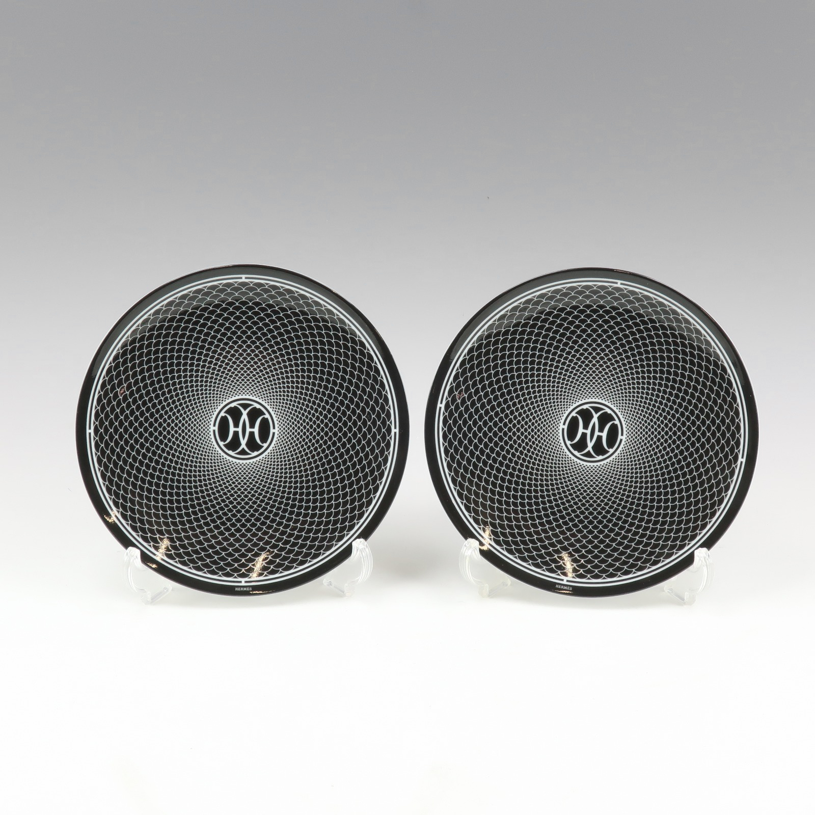 エルメス HERMES アッシュデコ Hデコ 食器 14cm プレート 2枚