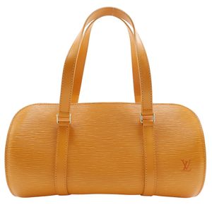 二手LOUIS VUITTON Soufflot 手袋 M5222H，Epi 皮革，橘色，法國製造，2003 年，MI0053，拉鍊式，女士